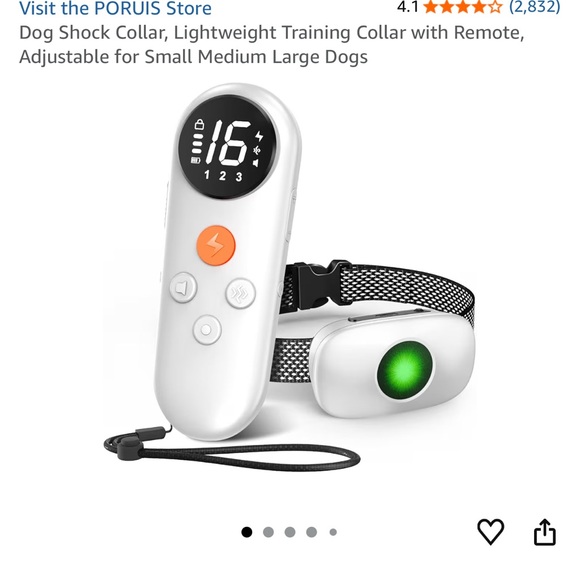 Poruis Lightweight Remote Dog Training Collar - Picture 4 of 8